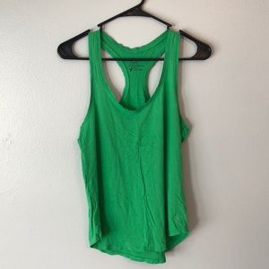 green racerback tank | American Eagle x